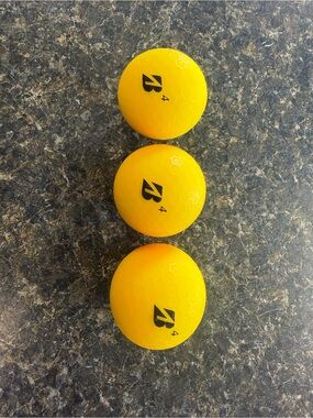 Bridgestone e12 Yellow Golf Balls - Pack of 3 New no sleeve.